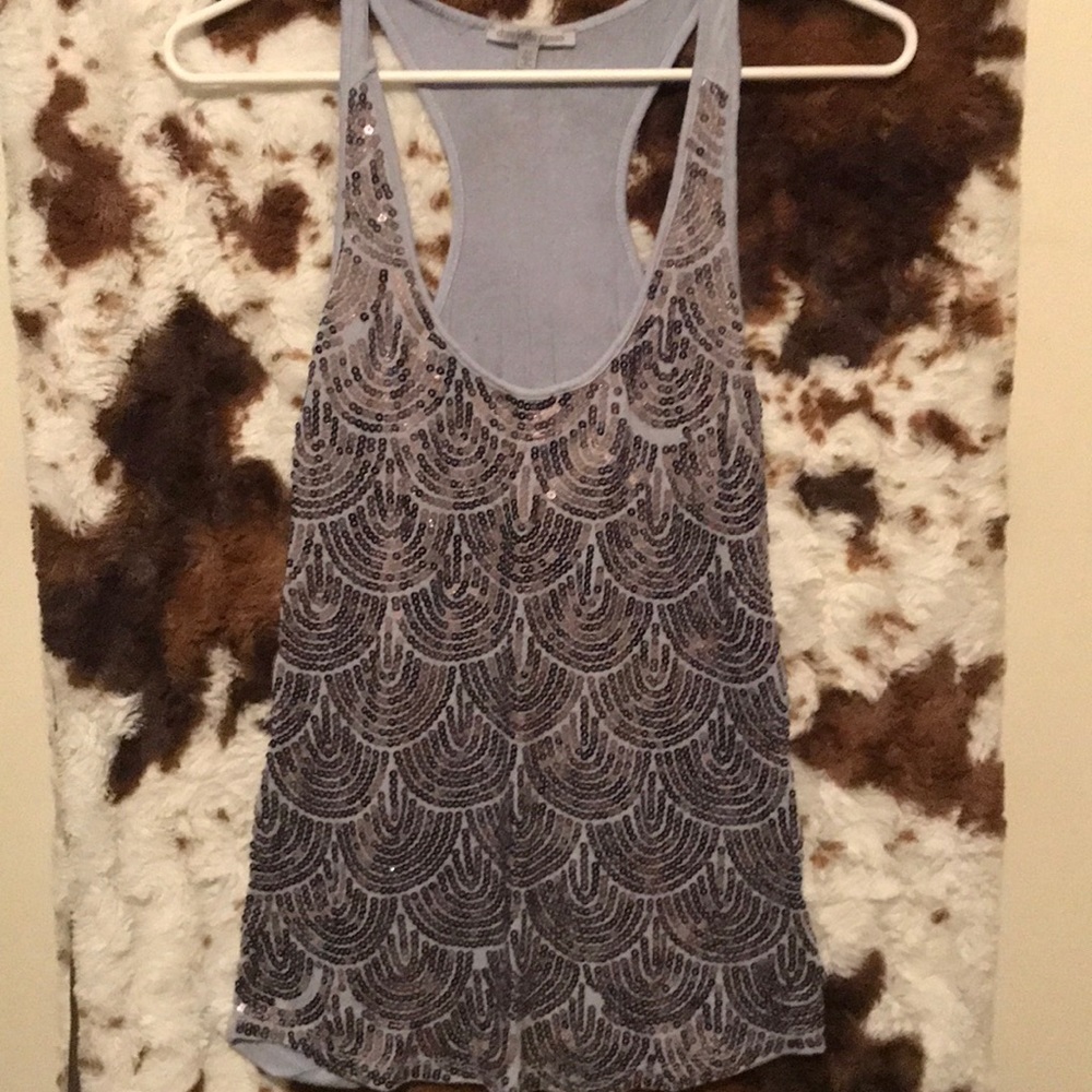 Woman’s xsmall purple sequin tank top